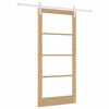 vidaXL Porte coulissante ORKDAL Naturel 93 x 202 cm