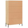vidaXL Buffet haut ch&ecirc;ne sonoma 69,5x31x115 cm bois d'ing&eacute;nierie