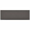 vidaXL Panneaux muraux 12 pcs Gris 90x30 cm Similicuir 3,24 m²