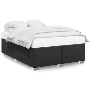 vidaXL Cadre de lit sans matelas noir 137 x 190 cm similicuir