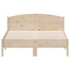vidaXL Cadre de lit sans matelas 135x190 cm bois de pin massif