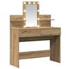 vidaXL Table de Toilette Ch&ecirc;ne artisanal 100 x 40 x 130 cm