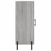 vidaXL Buffet Sonoma gris 34,5x34x90 cm Bois d'ing&eacute;nierie