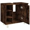 vidaXL Armoire de bain Ch&ecirc;ne fum&eacute; 60x32x53,5 cm Bois d'ing&eacute;nierie