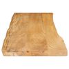 vidaXL Dessus de table 110x40x2,5 cm bord vivant bois massif manguier