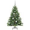 vidaXL Sapin de No&euml;l artificiel avec 150 LED Vert 120 cm PE et PVC