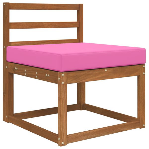 vidaXL Coussin de canap&eacute; d'ext&eacute;rieur Rose 60 x 60 x 8 cm Polyester