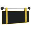 vidaXL T&ecirc;te de lit suspendue Jaune 110 x 55 x 5 cm Velours