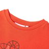 T-shirt pour enfants orange fonc&eacute; 116