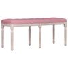 vidaXL Banc Rose 110x40x49 cm Velours