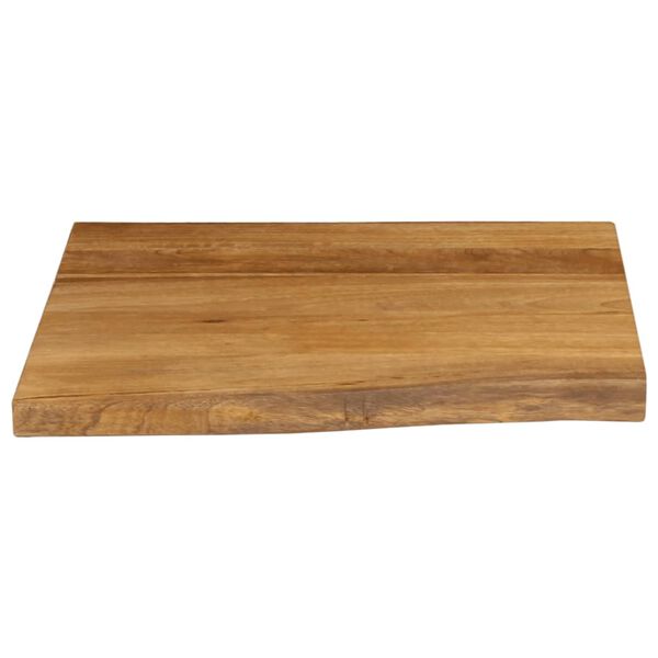 vidaXL Dessus de table 40x40x3,8 cm bord vivant bois massif manguier