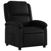 vidaXL Fauteuil inclinable noir similicuir
