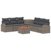 vidaXL Ensemble de Canap&eacute;s 8 pc Gris et Gris fonc&eacute;