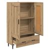 vidaXL Haut Armoire avec tiroir Ch&ecirc;ne artisanal 69,5 x 31 x 115 cm