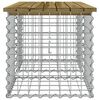 vidaXL Banc de jardin design gabion 103x44x42 cm bois de pin impr&eacute;gn&eacute;