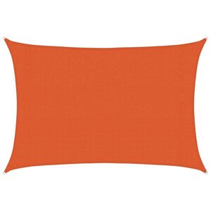 vidaXL Voile d'ombrage 160 g/m&sup2; Orange 3x4 m PEHD