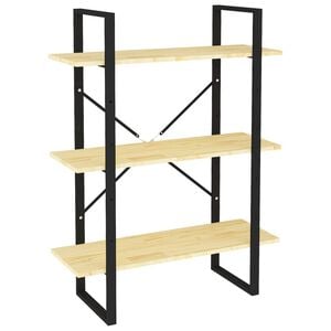 vidaXL Biblioth&egrave;que &agrave; 3 niveaux 80x30x105 cm Bois de pin massif