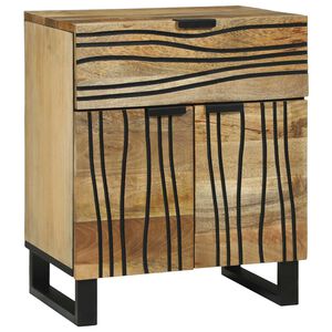 vidaXL Cabinet de chevet Marron 50 x 33 x 60 cm Bois d'acacia massif