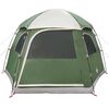 vidaXL Tente de familiale igloo 6 personnes vert imperméable