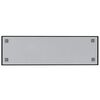vidaXL Tableau noir magn&eacute;tique mural Noir 100x30 cm Verre tremp&eacute;