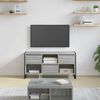 vidaXL Meuble TV Gris Sonoma 100 x 36 x 49,5 cm Bois d'ing&eacute;nierie