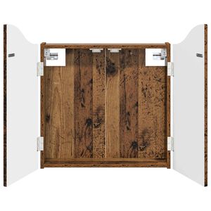 vidaXL Cabinet pour cible Bois ancien 56 x 12 x 63 cm