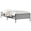 vidaXL Cadre de lit Sonoma gris 80 x 200 cm Bois d'ing&eacute;nierie
