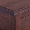 vidaXL Table de chevet marron classique bois d'acajou massif