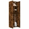 vidaXL Armoire de rangement chêne fumé 70x42,5x225cm bois d'ingénierie