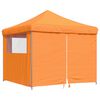 vidaXL Tente de f&ecirc;te Orange 292 x 292 x 315 cm Tissu Oxford