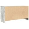 vidaXL Meuble TV gris b&eacute;ton 100x35x54 cm bois d'ing&eacute;nierie