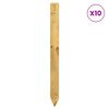 vidaXL Poteaux de cl&ocirc;ture 10 pi&egrave;ces Vert 100 cm Bois de pin massif