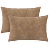 vidaXL Housse de coussin 2 pcs HEERLEN Taupe 50 x 75 cm