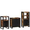 vidaXL Ensemble de mobilier de salle de bain 3 pcs Bois Recyclé Solide