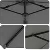 vidaXL Parasol cantilever de jardin Anthracite 372 x 198 x 243 cm