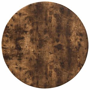 vidaXL Plateau de table Ch&ecirc;ne fum&eacute; &Oslash; 40 x 1,5 cm Bois d'ing&eacute;nierie