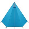 vidaXL Tente de camping 3 personnes bleu imperm&eacute;able