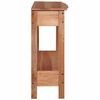 vidaXL Table console 120x30x75 cm Bois d'acajou massif