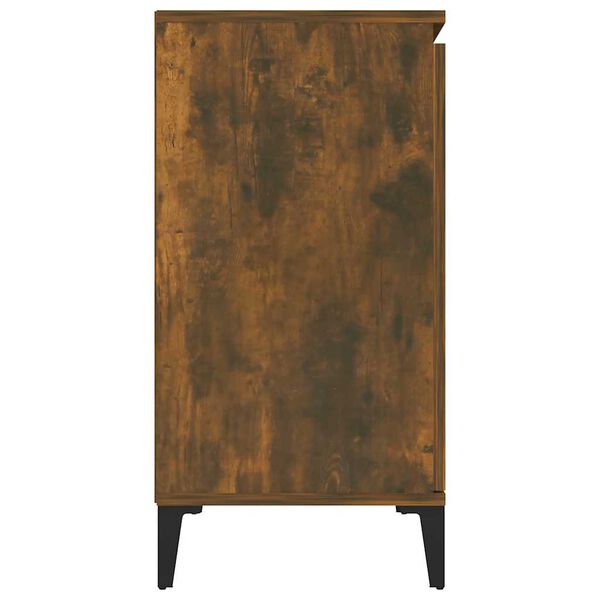 vidaXL Buffet Ch&ecirc;ne fum&eacute; 102x35x70 cm Bois d'ing&eacute;nierie