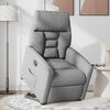 vidaXL Fauteuil inclinable Gris clair Tissu