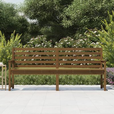 Banc Jardin Acacia Massif 157x45x82,5cm - Dossier Sculpté - Confortable Et Robuste - Pour Extérieur