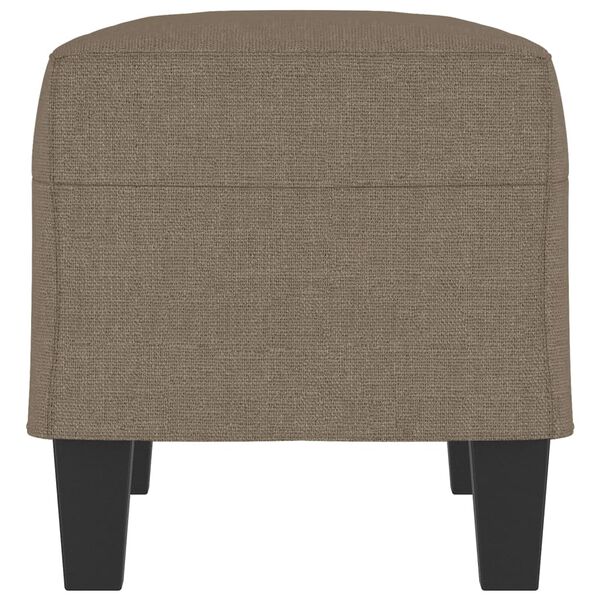 vidaXL Banc Taupe 70x35x41 cm Tissu