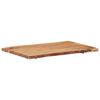 vidaXL Dessus de table Bois d'acacia massif 100x(50-60)x3,8 cm