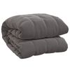 vidaXL Couverture lest&eacute;e Gris 200x230 cm 13 kg Tissu