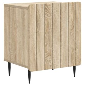 vidaXL Cabinet de chevet Ch&ecirc;ne Sonoma 43 x 34,5 x 52 cm