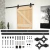 vidaXL Porte coulissante 90 x 210 cm Bois de pin massif