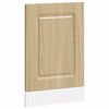 vidaXL Panneau de lave-vaisselle Kalmar ch&ecirc;ne sonoma 45x1,5x57 cm