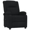 vidaXL Fauteuil inclinable &eacute;lectrique Noir Tissu
