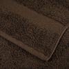 vidaXL Serviettes de bain de qualit&eacute; sup&eacute;rieure SOLUND 4 pcs marron