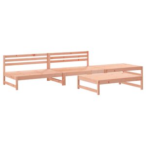 vidaXL Salon de jardin 4 pcs bois massif douglas